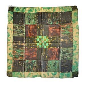 Jean Paul Gaultier Vintage Silk Chiffon Scarf – Abstract Design